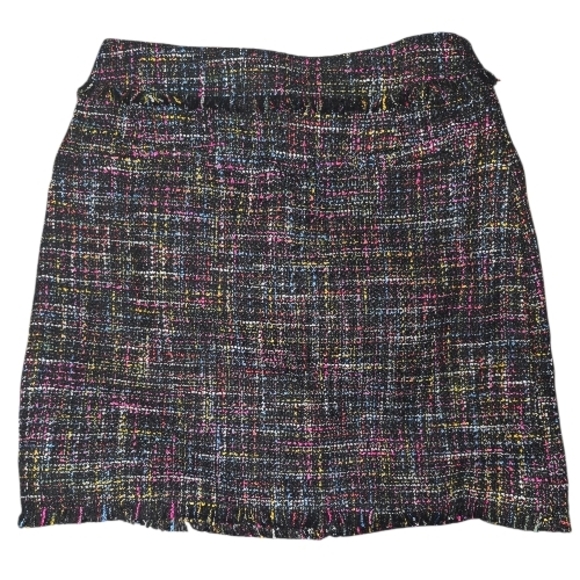 H&M Chic Multicolor Tweed Mini Skirt - Picture 4 of 7